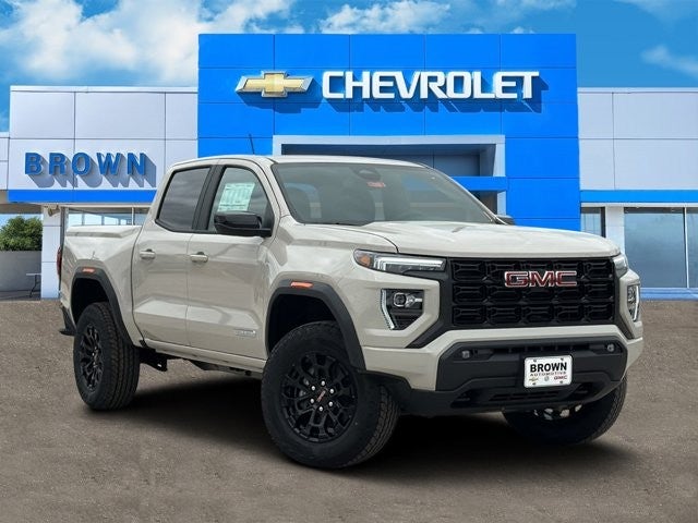 2026 GMC Canyon Elevation in Coastal Dune — front three-quarter view
