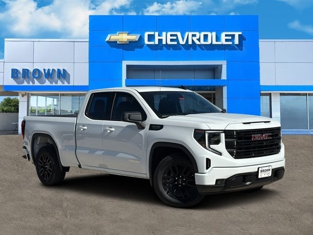 2026 GMC Sierra 1500 Elevation in Summit White — front three-quarter view